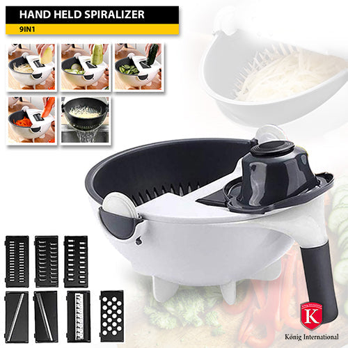 Hand held spiralizer ( 9 in 1)