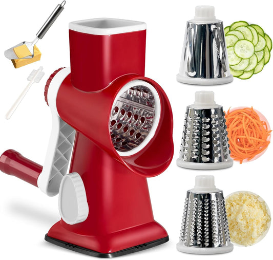 Table top drum vegetables slicer