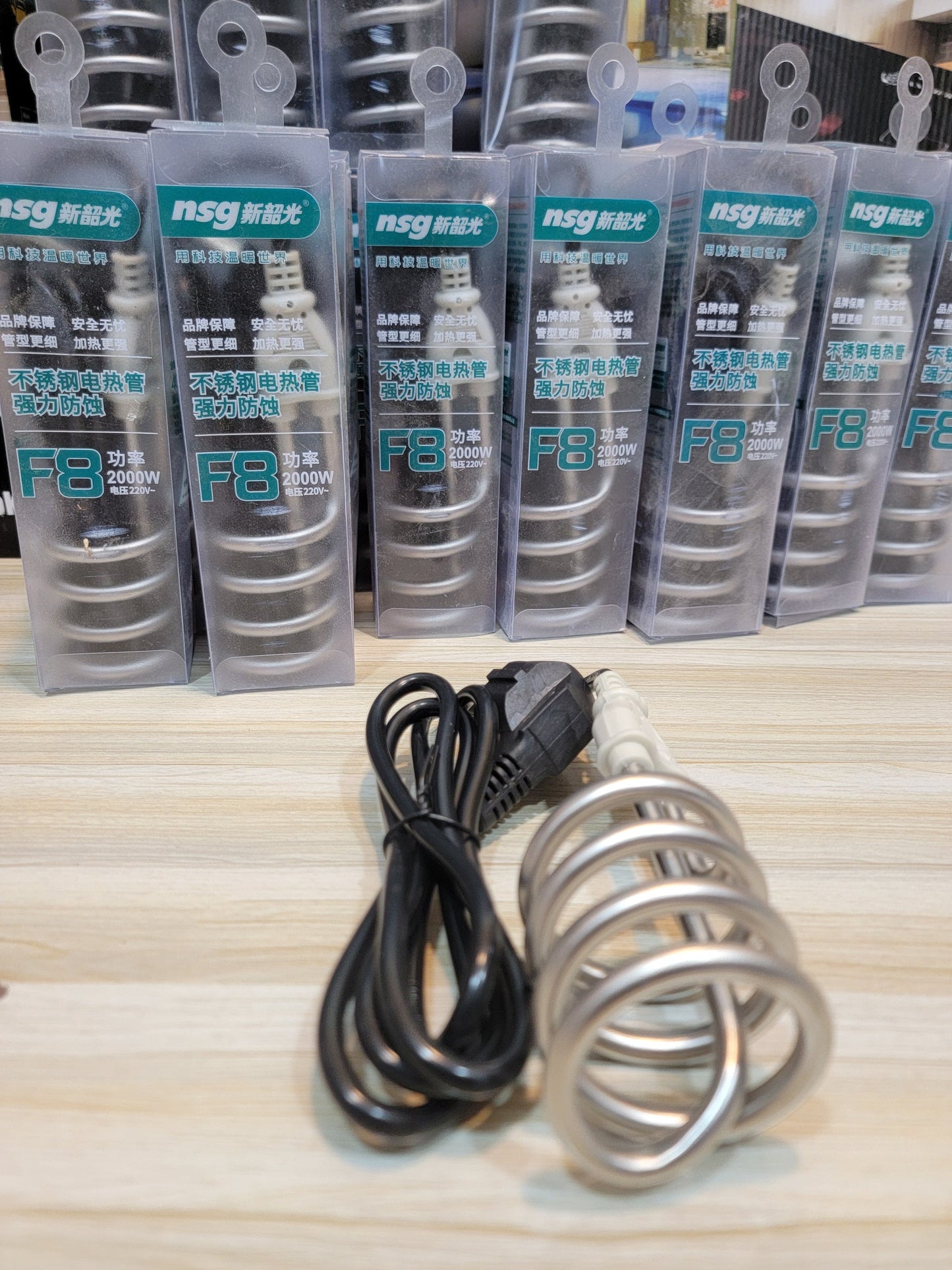 Non current electric heating rod