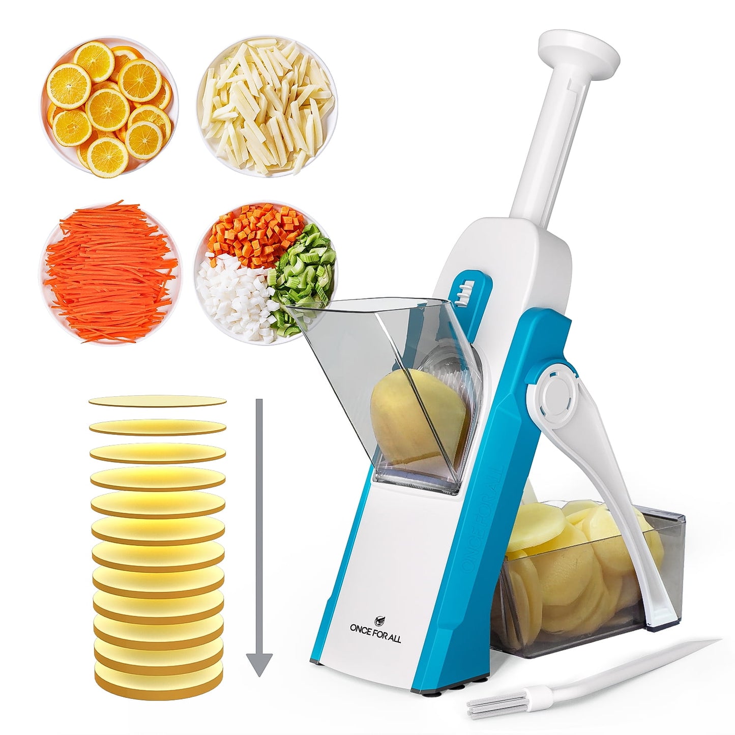 Safer food slicer - multifunctional vegetables cutter/ slicer
